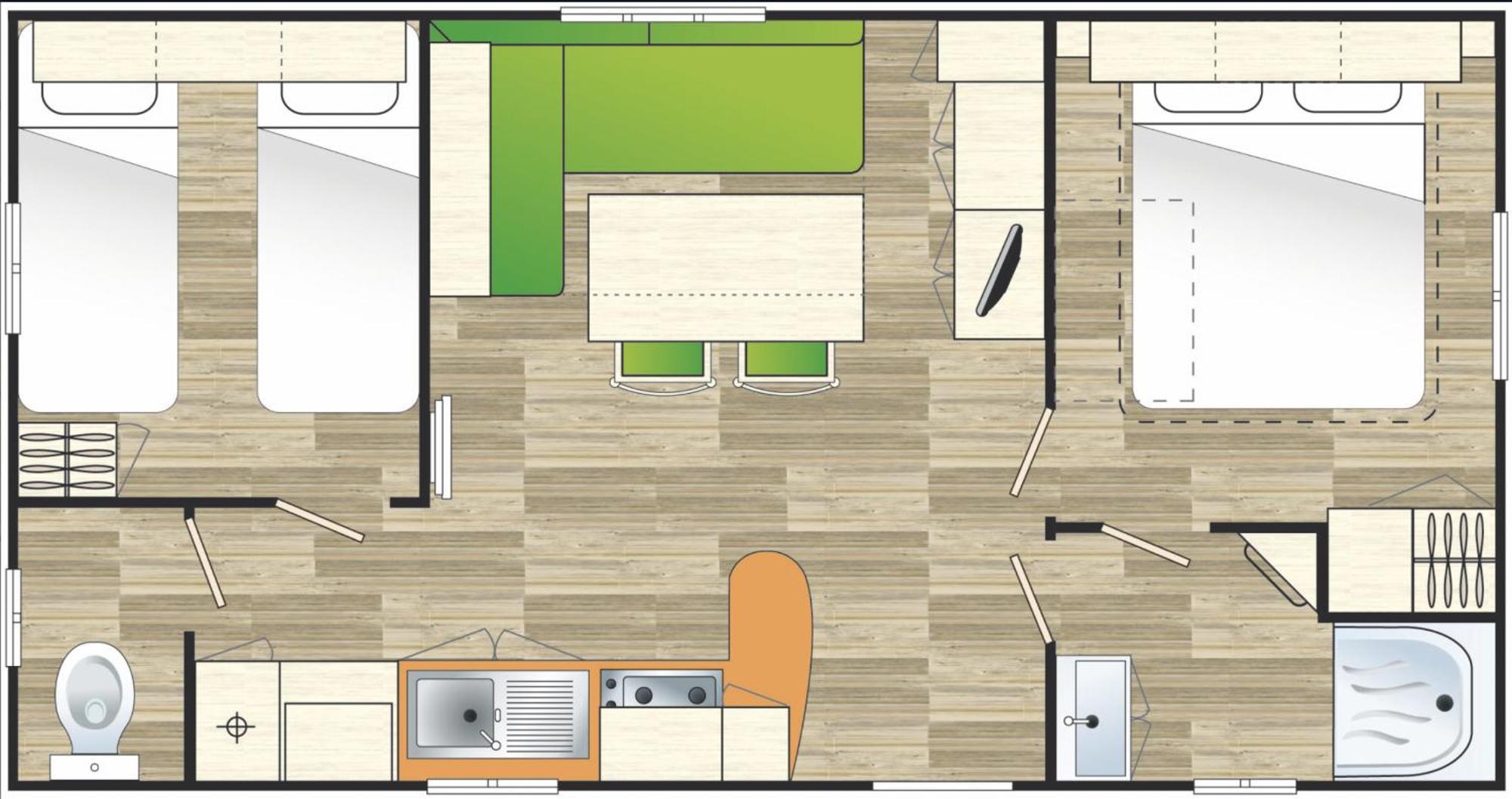 Le Muscat - Bungalow Pour 5 - Tv - Clim Boofzheim Экстерьер фото