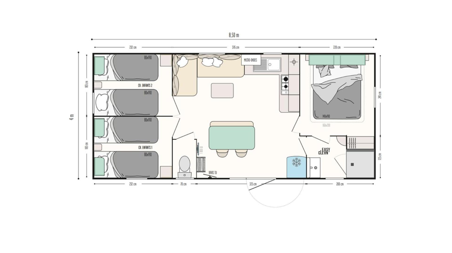 Le Muscat - Bungalow Pour 5 - Tv - Clim Boofzheim Номер фото